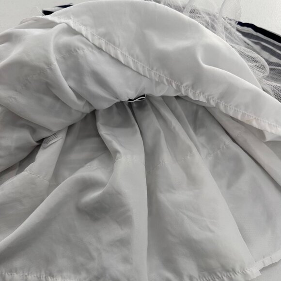 Carters Navy & White Striped Baby Girl Dress Pink Bow Accent Size 6 Months - Picture 8 of 11